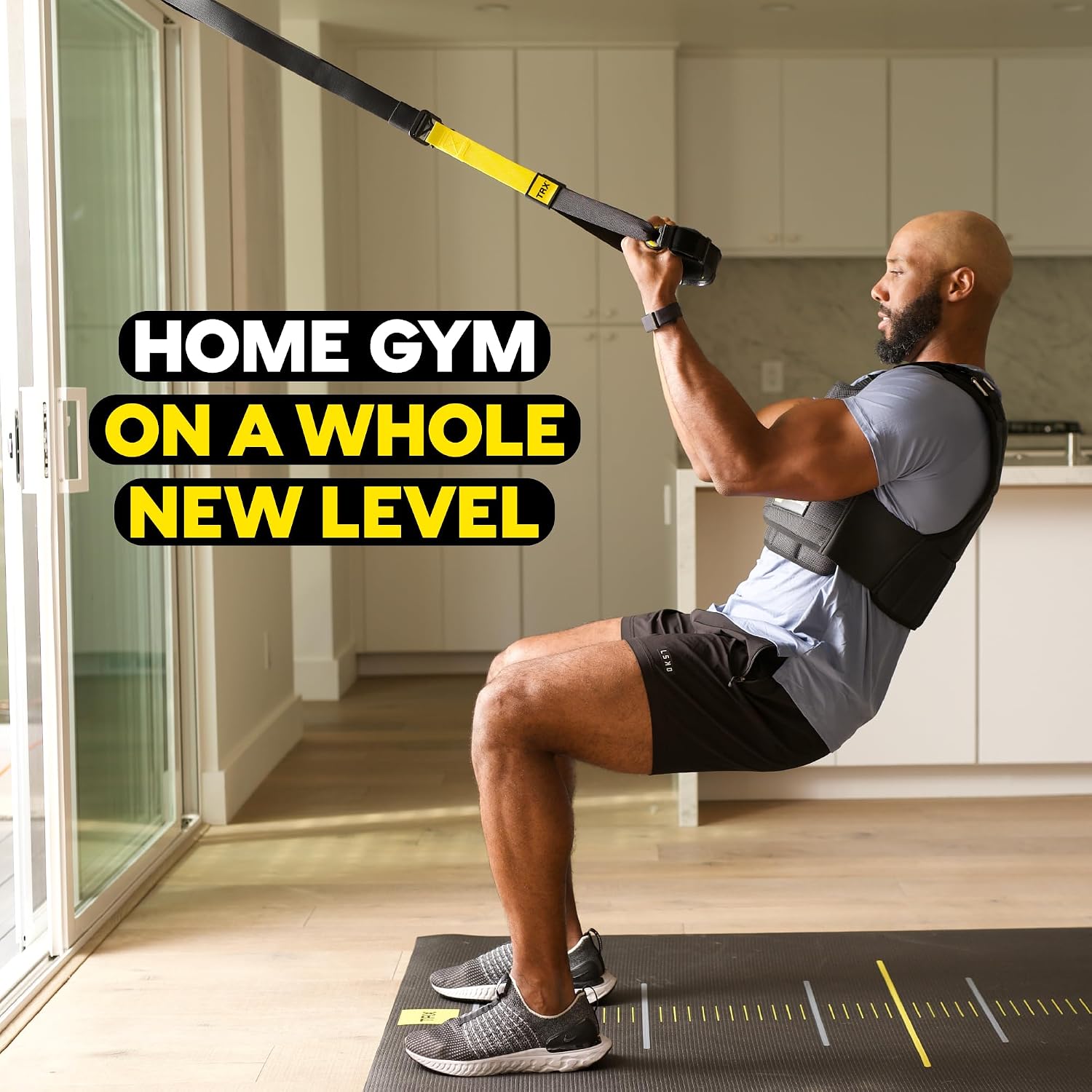 TRX Pro3 Home Gym System – Professional-Grade Suspension Trainer for Strength Training, HIIT, Cardio & Full-Body Workouts, Durable Design with Indoor & Outdoor Anchors - Image 2