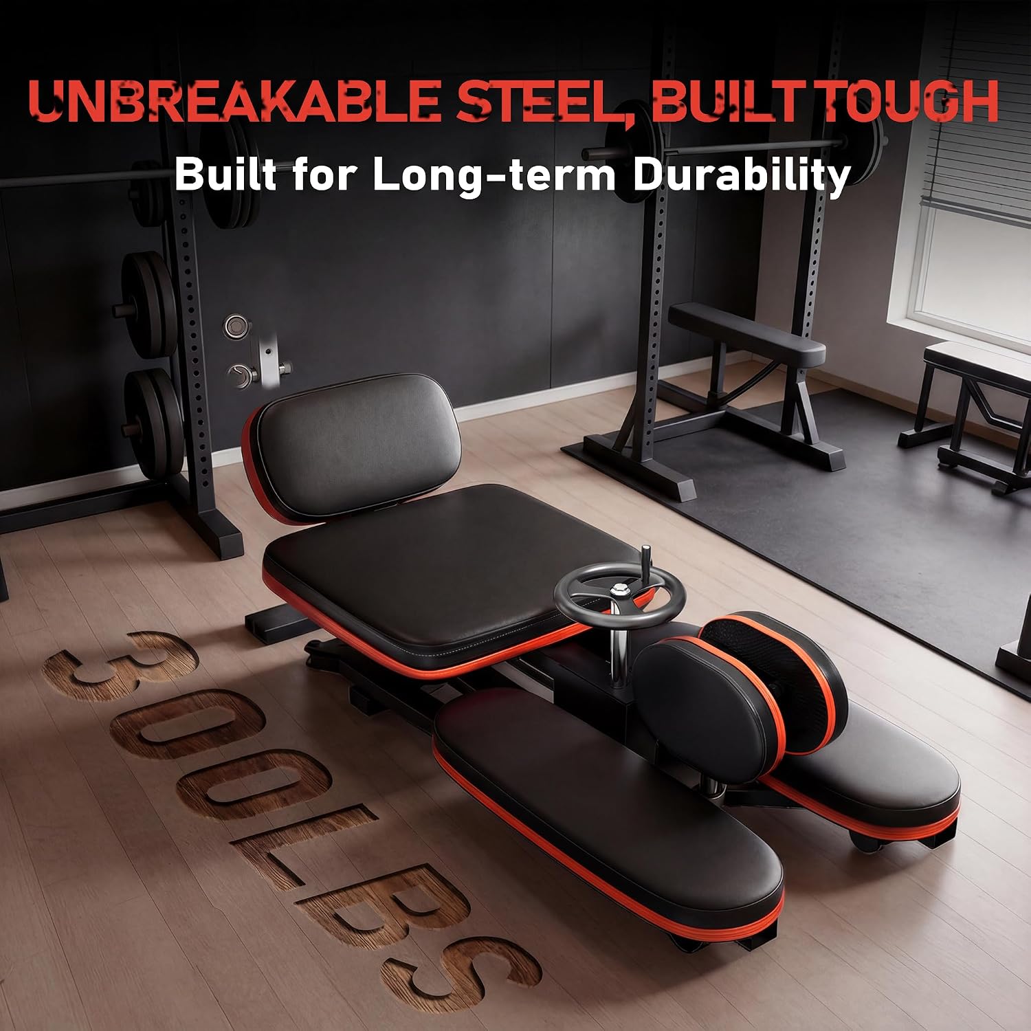 Rigel Leg Stretcher, 220LBS Leg Stretch Machine, Heavy Duty Steel Frame Equipment Splits Machine, Leg Stretching Training Machine for Home Gym Split Machine Training Fitness - Image 7