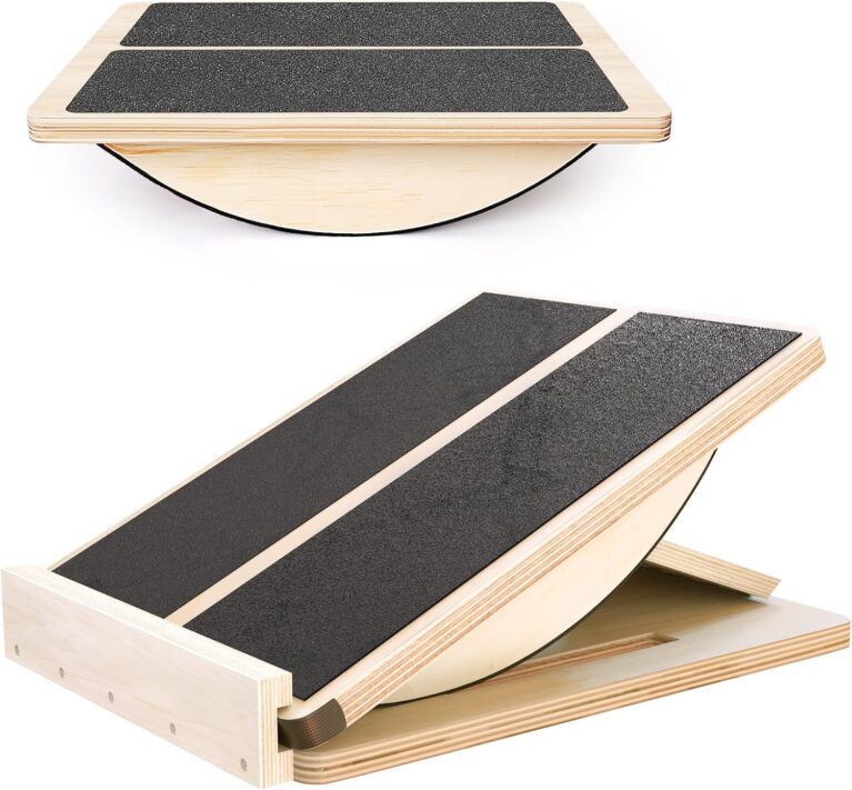 MUCITAGF 2-in-1 Slant Board for Calf Stretching & Balance Training