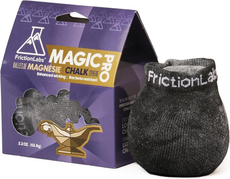Friction Labs Magic Chalk Ball, Premium Gym Chalk Ball in Refillable Sock