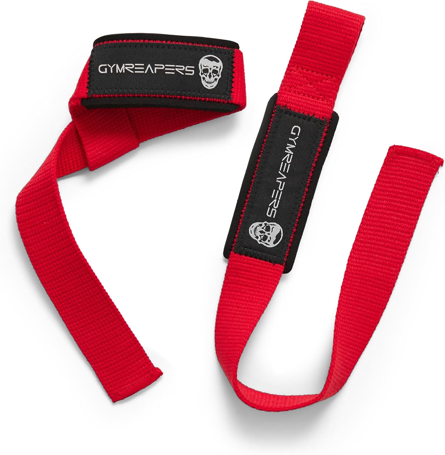 Gymreapers Lifting Wrist Straps for Weightlifting, Bodybuilding, Powerlifting, Strength Training, & Deadlifts - Padded Neoprene with 18" Cotton - Image 3