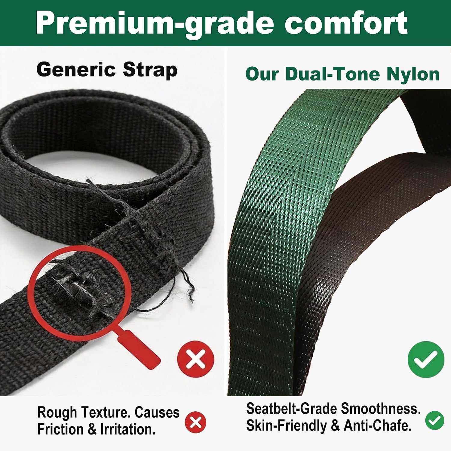 Acozycoo Stretching Strap with Loops for Physical Therapy,Knee,Calf,Back - Image 6