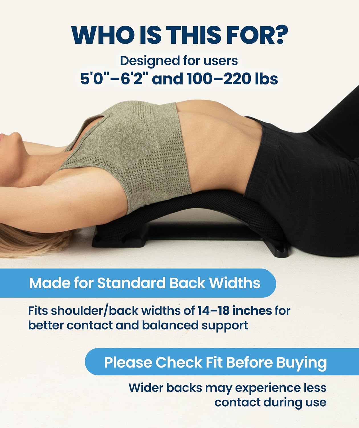 Everlasting Comfort Lumbar Support Board Back Stretcher for Lower Pain Relief - Adjustable Spine Decompression with 88 Acupressure Nodes - Back Cracking Device with Chair Strap for Posture Correction - Image 10