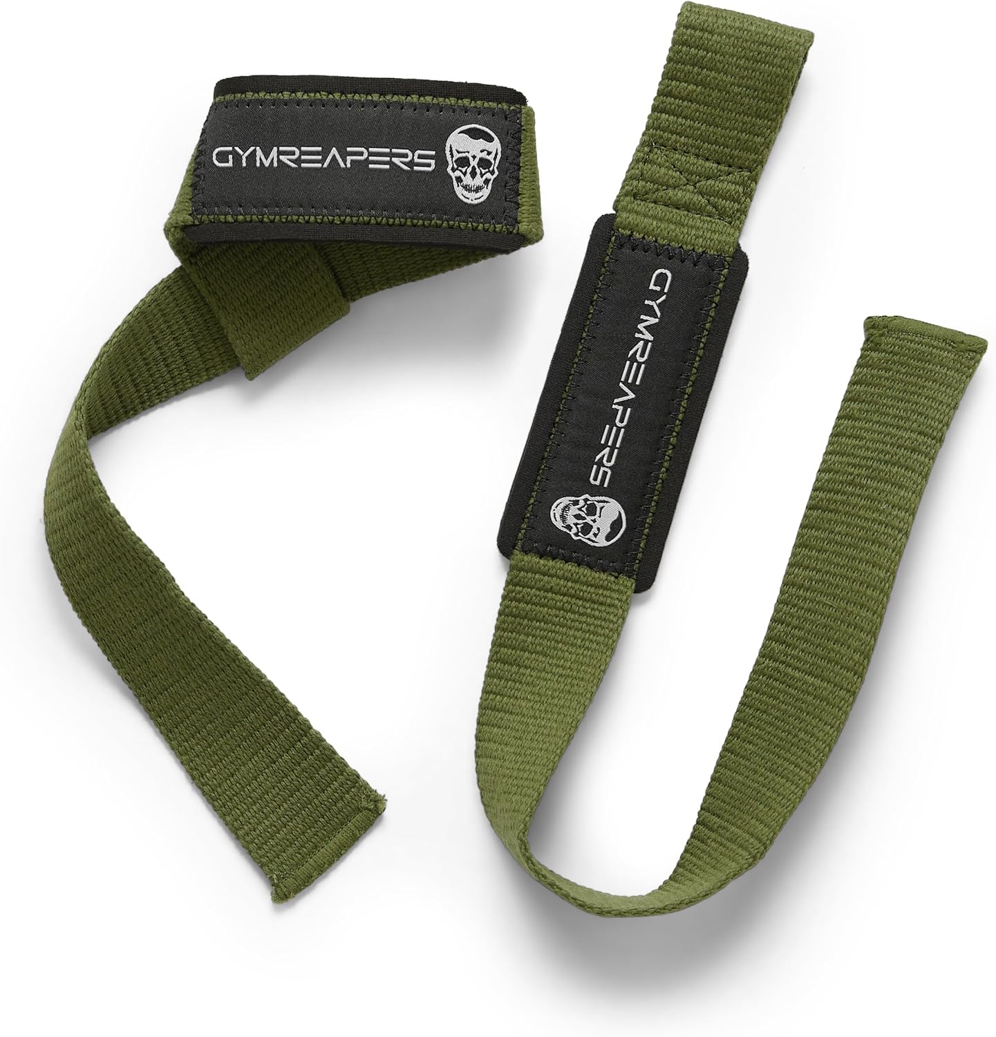 Gymreapers Lifting Wrist Straps for Weightlifting, Bodybuilding, Powerlifting, Strength Training, & Deadlifts - Padded Neoprene with 18" Cotton - Image 3