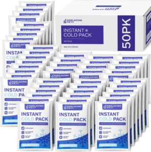 50 Pack Instant Ice Packs for Injur...