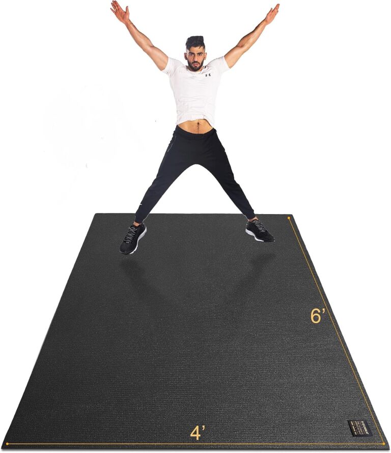 GXMMAT Large Exercise Mat 6'x4'/6'x5'/6'x6'(7mm)