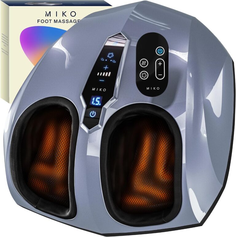 MIKO Shiatsu Foot Massager with Heat and Air Compression