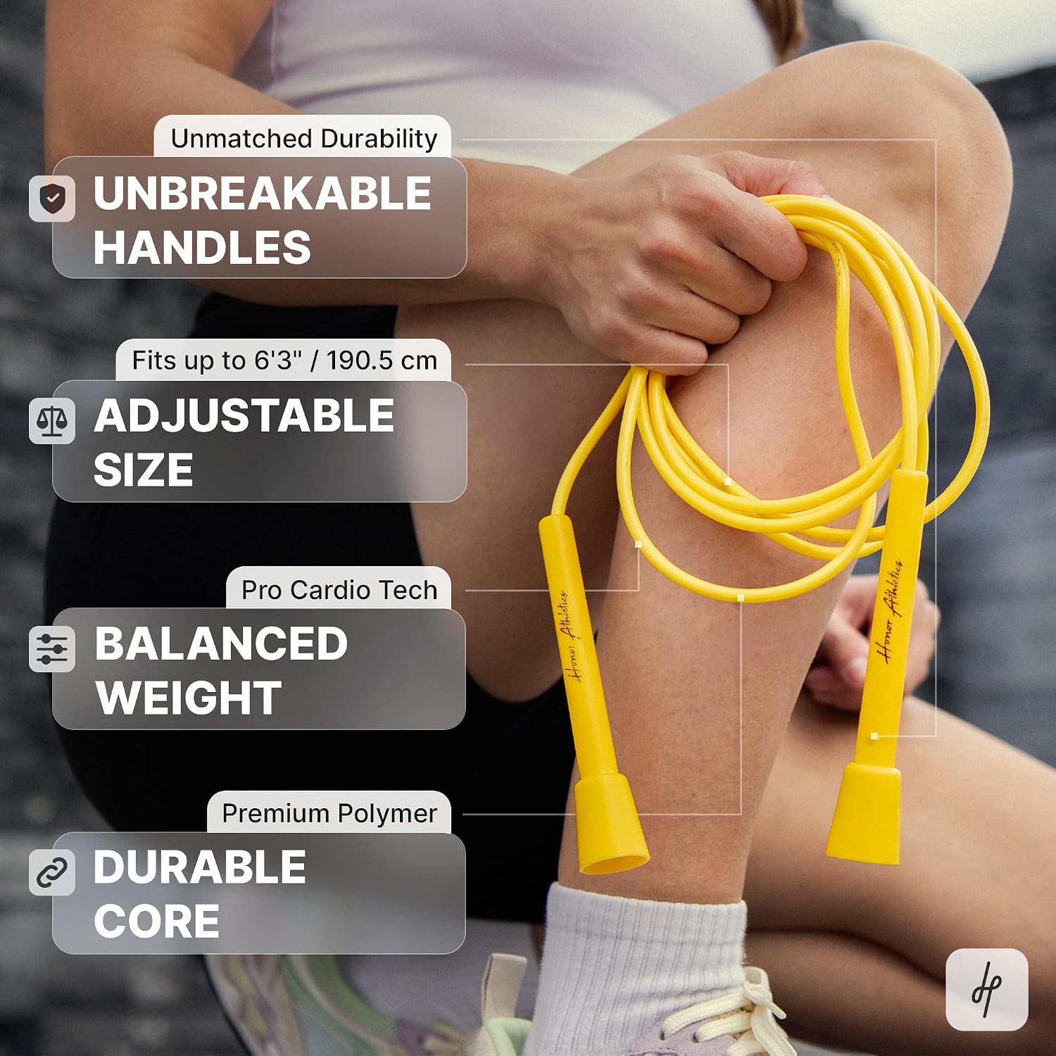 HONOR ATHLETICS Speed Rope, Skipping Rope - Best for Double Under, Boxing, MMA, Cardio Fitness Training Condition - Jump Rope - Image 2