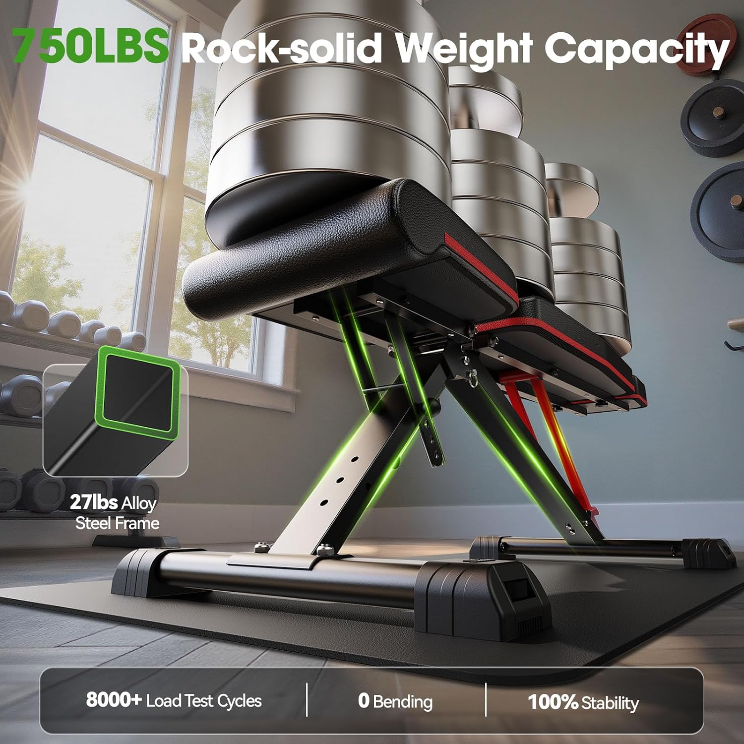 FLYBIRD Adjustable Weight Bench, Full Body Workout Bench for Home Gym - Image 3