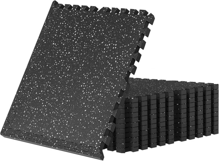 Gym Flooring 0.56"/ 0.79" Thick with Rubber Top, Exercise Equipment Mat