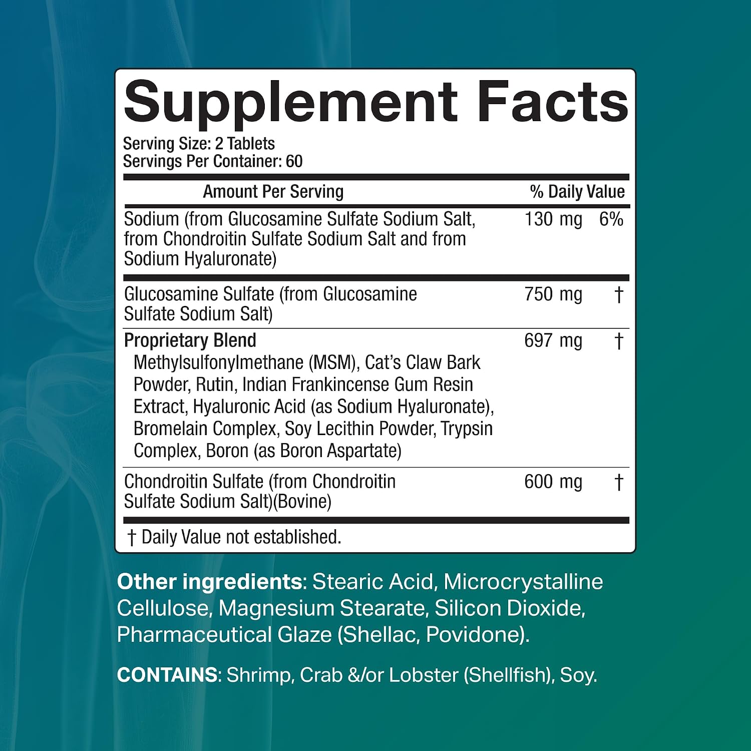 Advanced Bone & Joint Support Supplement | Promotes Healthy Joint Function & Relief from Joint Discomfort | Enhance Cartilage Flexibility & Range of Motion - 120 Count (Pack of 2) - Image 7
