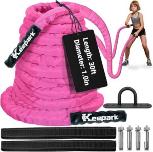 Battle Ropes for Home Gym 1 Inch Di...
