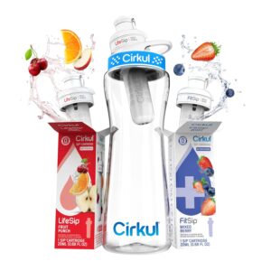 Cirkul 22oz Clear Plastic Water Bot...