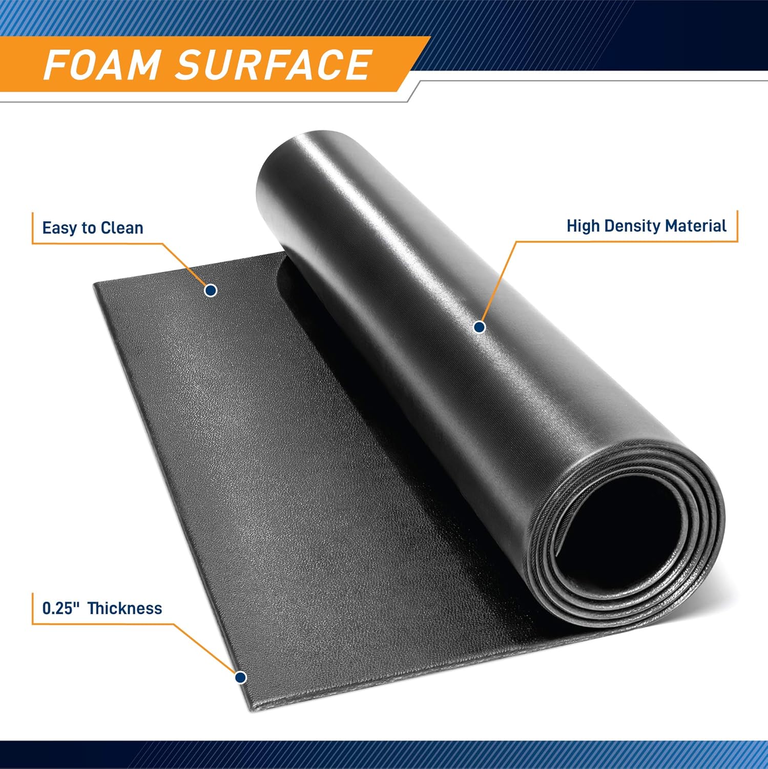 Marcy Fitness Equipment Mat and Floor Protector Compatible for Treadmills, Elliptical, Exercise Bikes, Stationary Cycles and Accessories - Image 3