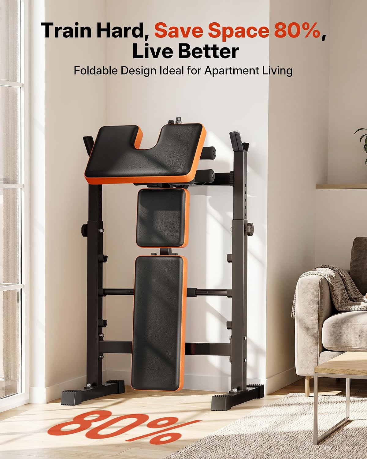 YOLEO 880-1980LBS ASTM-Certified All in One Weight Bench Set Home Strength - Image 7