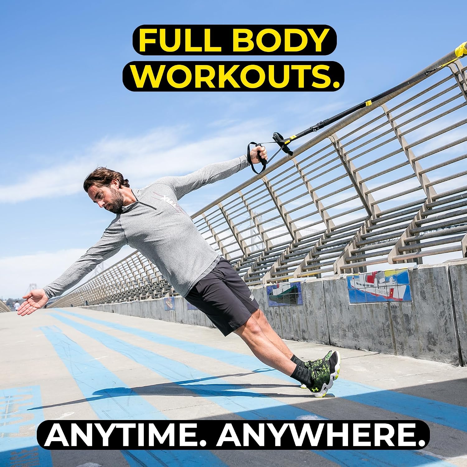 TRX GO Suspension Trainer, At Home, Portable Gym Workout, For Strength Training, Full Body Exercise Equipment - Image 9