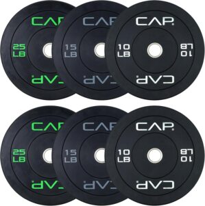 CAP 2-inch Olympic Bumper Plate Wei...