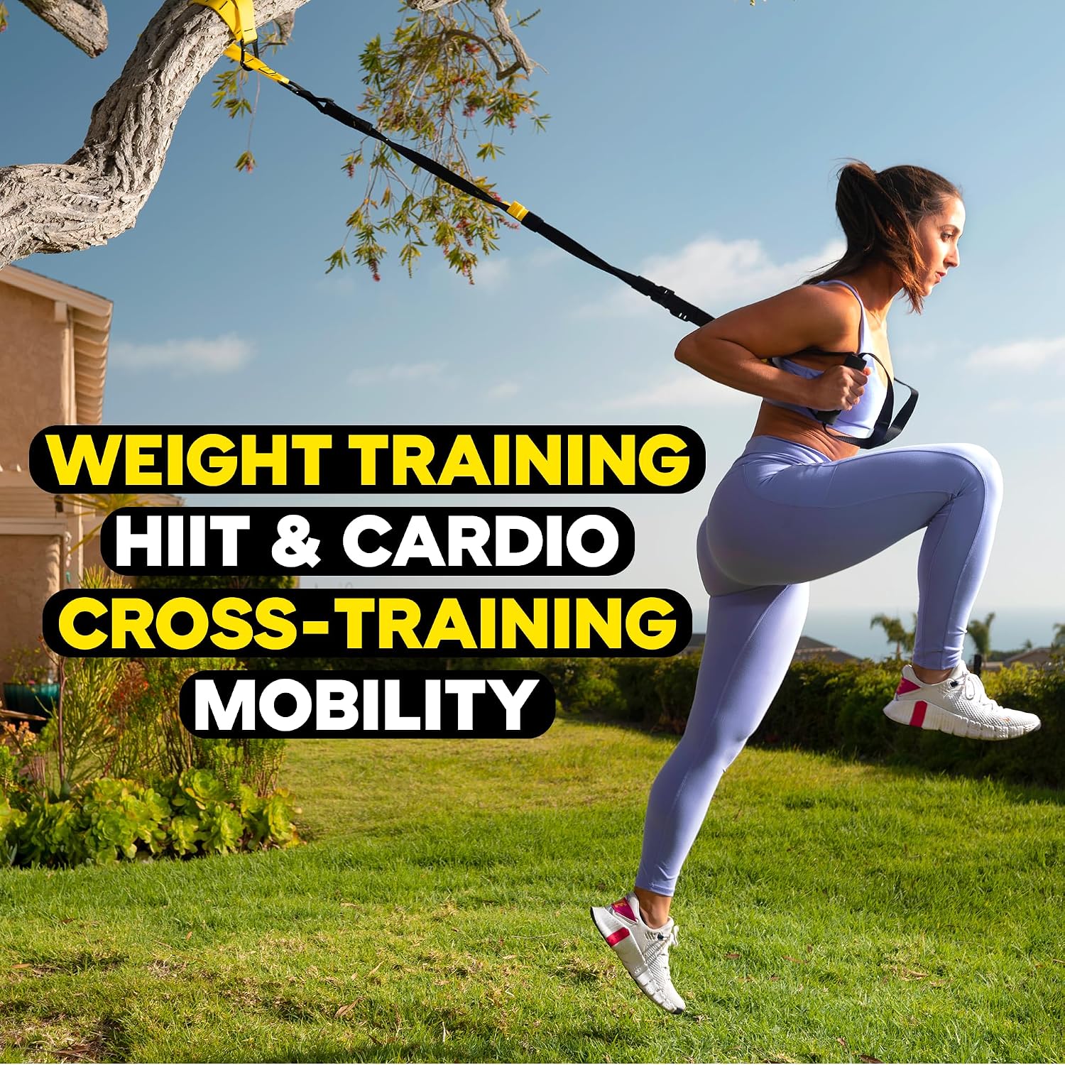 TRX Pro3 Home Gym System – Professional-Grade Suspension Trainer for Strength Training, HIIT, Cardio & Full-Body Workouts, Durable Design with Indoor & Outdoor Anchors - Image 3