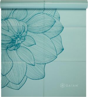 Gaiam Folding Yoga Travel Mat, 2mm,...