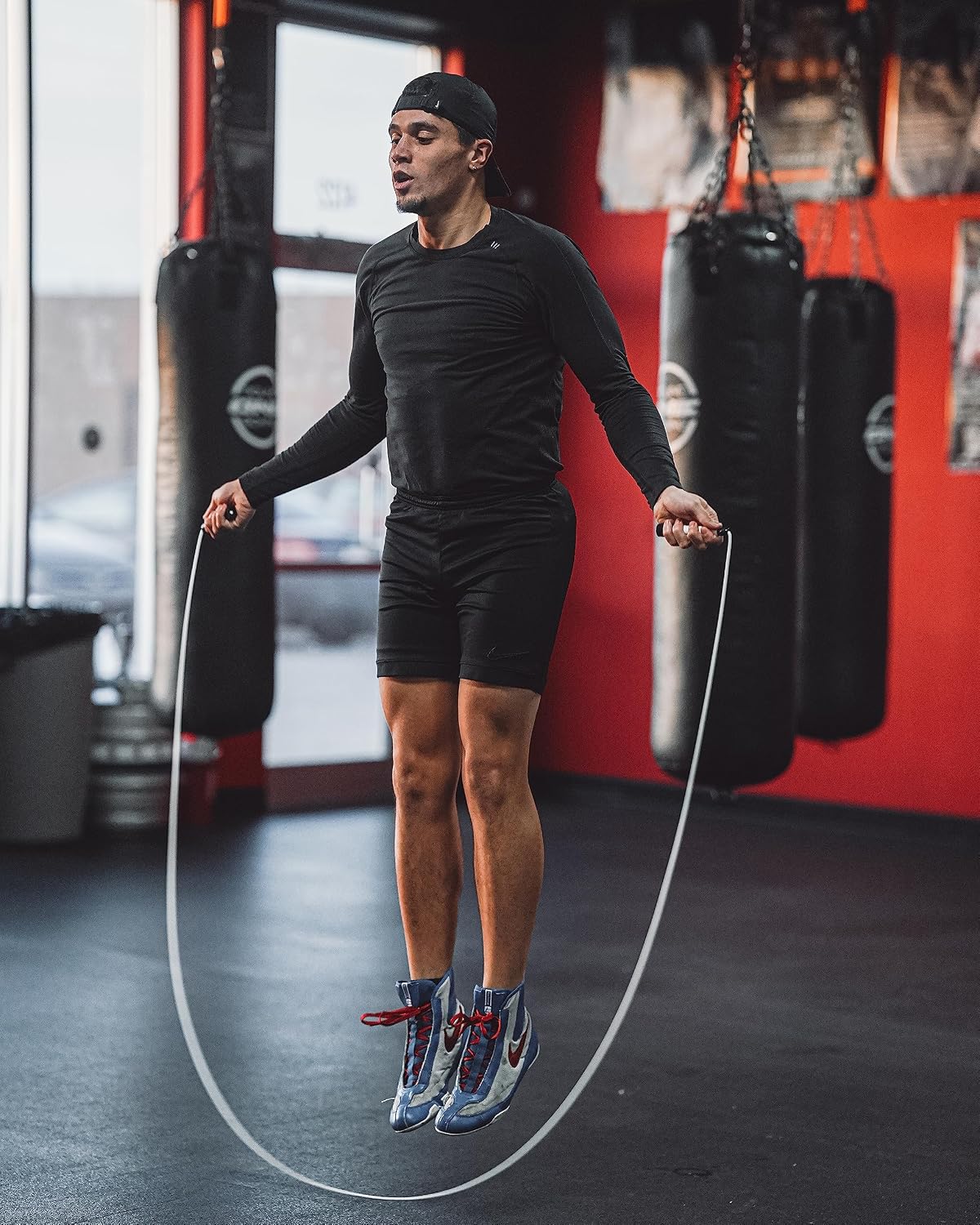 BOXROPE, A Jump Rope Made For Boxing, Tangle-Free, 15% Heavier Than A Normal PVC Rope, Boxer Jump Rope, Adjustable, Includes Grip Tapes For More Grip, Skipping Rope for Boxers, Premium Quality - Image 4