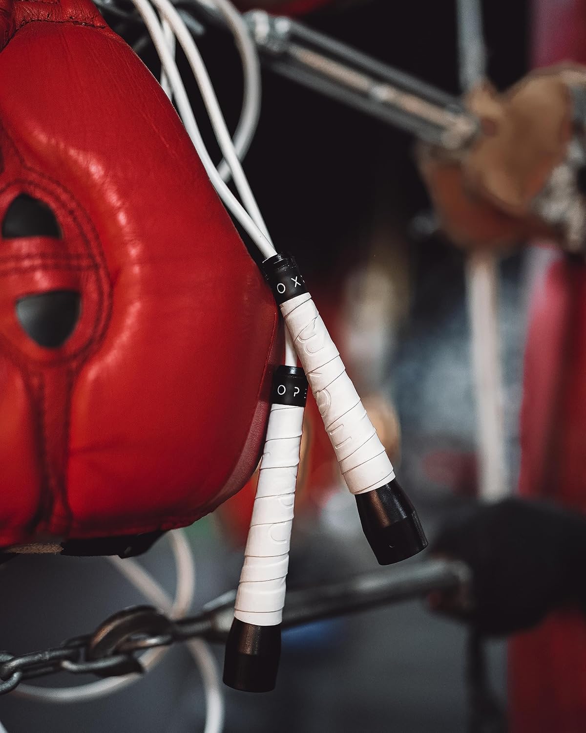 BOXROPE, A Jump Rope Made For Boxing, Tangle-Free, 15% Heavier Than A Normal PVC Rope, Boxer Jump Rope, Adjustable, Includes Grip Tapes For More Grip, Skipping Rope for Boxers, Premium Quality - Image 2
