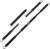 Resistance Band Bar for Fitness – Workout Bar for Exercise, Squat, Biceps, Triceps, Shoulders, Back – Adjustable 3 Parts Bar for Resistance Bands – Durable Portable Steel Pilates Resistance Bar