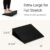 StrongTek Yoga Wedge Blocks, XL Foam, 16.5°, 13 x 12.75 x 3.75 in, 2-Pack