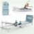 PAETA Pilates Reformer, 86″ Foldable Reformer Pilates Machine for Home Use, with Dual Resistance- Springs and Cords, Pilates Equipment for Home Workouts with Jump Board, Up to 400 LBS