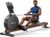 MERACH Pro-Grade Rowing Machines for Home, Smart Magnetic Rowing Machine with Self-Generation, Double Resistance and 400 LBS MAX Load, Wooden Tracks for Silent Sliding