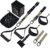 Suspension Trainer, Bodyweight Training Straps for Full Body Workouts at Home, Includes Door Anchor, Extension Arms and Advanced Foot Straps. Green