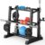 YOLEO Dumbbell Rack – 3 Tier & 5 Tier Compact Weight Rack for Dumbbell, Kettlebell, Barbell, Heavy Duty Weight Storage Organizer, Space-Saving Dumbbell Storage Stand Holder for Home Gym – 1100LBS Capacity (Rack Only) (MAX, Rectangular Frame)