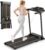 Treadmills for Home Walking Pad – Foldable Treadmill Under Desk with Handle Bar 0.6-6.2 MPH Portable Folding Pads Compact Running Machine Quiet Lightweight