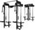 WM3-V4 Folding Squat Rack, Wall Mounted Power Rack with Dual Independent Pulley System, Functional Trainer with 5 Adjustable Function Modes for Space Saving