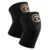 Rehband 5mm Knee Sleeves for Functional Training, Cross-Training & Powerlifting, Weightlifting Knee Support made of Neoprene, Unisex, Colour:Gold/Black – 1 Pair, Size:Medium
