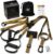 Home Resistance Training Kit with Handles & Door Anchor, Suspension Trainer System for Full Body Workout, Adjustable Bodyweight Resistance Bands for Home Gym, Strength Training & Core Fitness