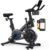 MERACH Exercise Bike, Magnetic Friction Stationary Bike for Home with APP