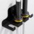 JNIHEEP Olympic Barbell Hanger,Garage Gym Bar Wall Rack,Vertical Barbell Mount Rack,Black Powder Coated,Space Saving Commercial or Home Gym Accessory,Holds Under 33mm Bar Size