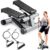 Sunny Health & Fitness Mini Stair Stepper w/Resistance Bands for Home Gym