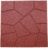 RevTime Dual-Side Garden Rubber Paver 16″x16″ for Patio Paver, Step Stone and Walk Way, Safety Rubber Tile Red (6 PCS per Pack)