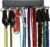Multi-Purpose Storage Rack for Resistance Bands, Straps, Jump Ropes, Foam Rollers, Chains, Weight Belts, Tools – Heavy Duty, Fitness Bands Rack