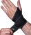 HiRui 2 Pack Wrist Compression Strap and Wrist Brace Sport Wrist Support for Fitness, Weightlifting, Tendonitis, Carpal Tunnel Arthritis, Pain Relief-Wear Anywhere-Adjustable (Black)