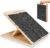 Portable Wooden Slant Board for Calf Stretching Squats Calf Stretcher Pilates Physical Therapy Equipment Adjustable Incline Board for Knees Ankle Heel Feet Leg