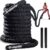 Battle Rope 1/1.26/1.5/2 Inch Diameter,Pink 30FT/40FT/50FT Exercise Workout Ropes for Home Gym Heavy Weighted Training Rope for Working Out