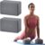 Gaiam Yoga Block – Supportive Latex-Free Eva Foam – Soft Non-Slip Surface with Beveled Edges for Yoga, Pilates, Meditation